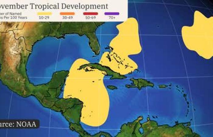 Es probable que se forme tormenta tropical Sara en el Caribe