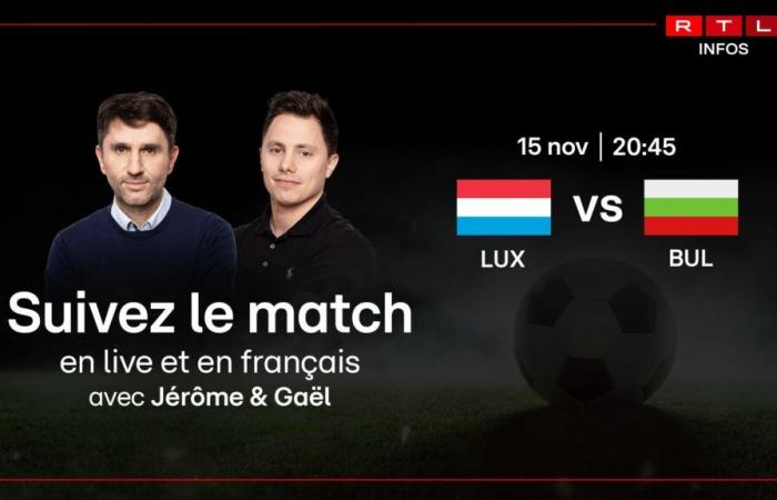 RTL Infos – Liga de Naciones: ¡Luxemburgo-Bulgaria se seguirá en directo en RTL Infos!