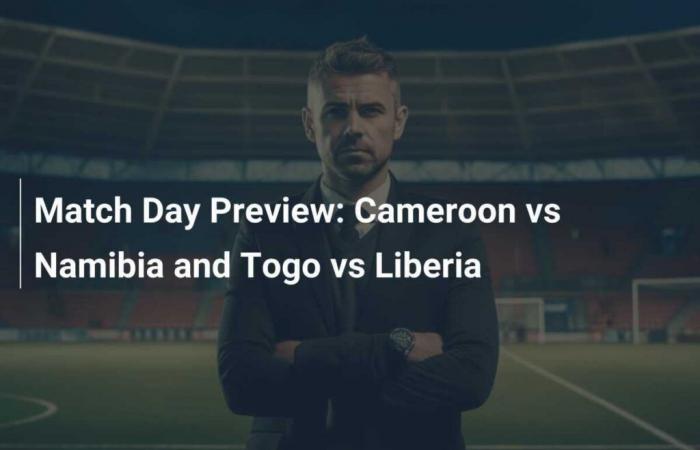 Previa del día del partido: Camerún vs Namibia y Togo vs Liberia