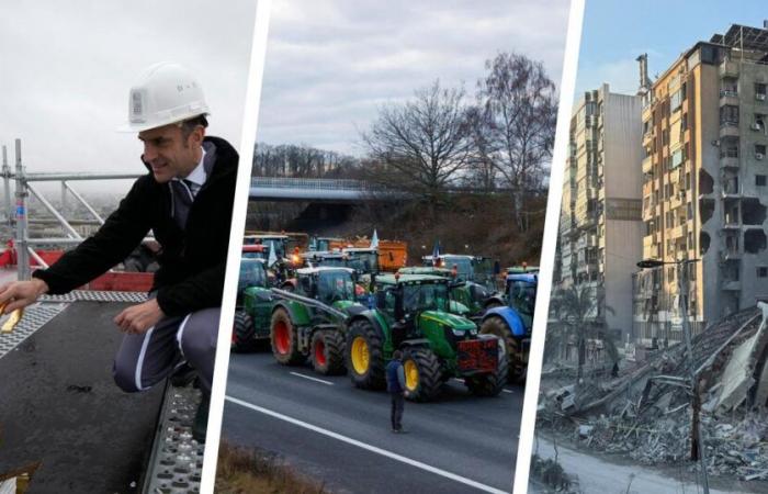 Macron hablará en la plaza frente a Notre-Dame, huelga de agricultores, seis muertos en una huelga en Beirut… Las tres noticias para recordar al mediodía