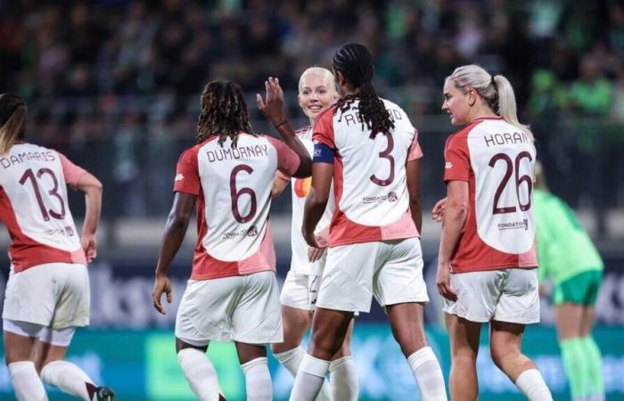 AS Roma – OL. ¿A qué hora y en qué canal ver el partido de la Champions femenina?