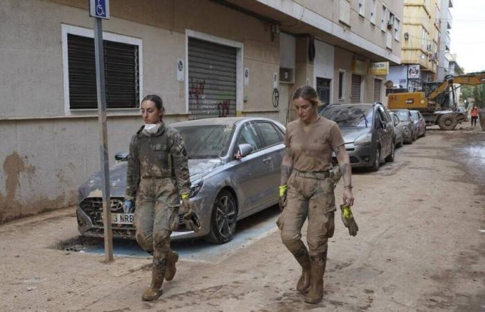 El litoral cercano a Valencia vuelve a estar en “alerta roja” por lluvias