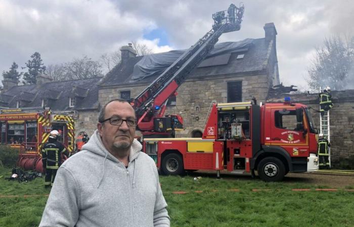 En Brélès, un incendio devasta una granja de Brescanvel