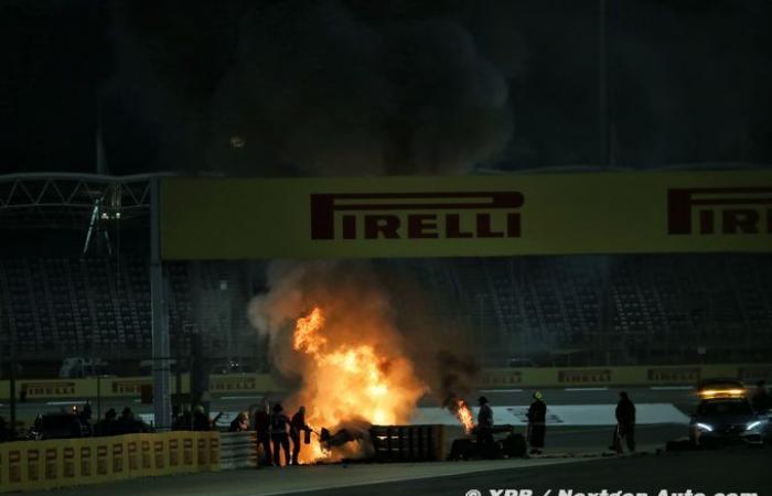 Fórmula 1 | Steiner recuerda con emoción y positivismo el accidente de Grosjean en Bahréin