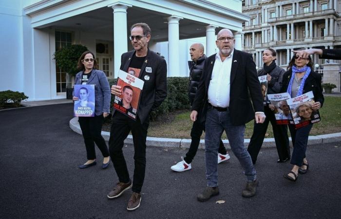 Las familias rehenes serán recibidas en la Casa Blanca antes de la reunión Biden-Trump