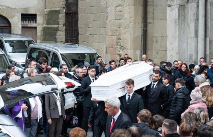 Funeral de Nicolas, muerto en un tiroteo en Ardèche: “Para nosotros, siempre estarás vivo”