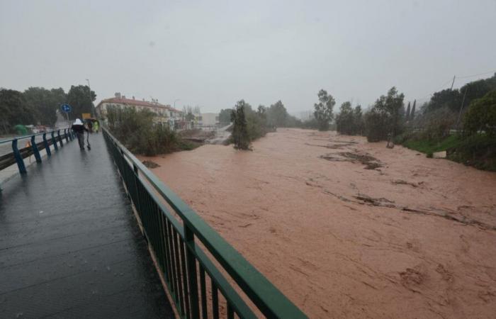 Problemas en con el nivel los ríos Benamargosa y Guadalmedina en Casabermeja, aunque baja la alerta en el Campanillas