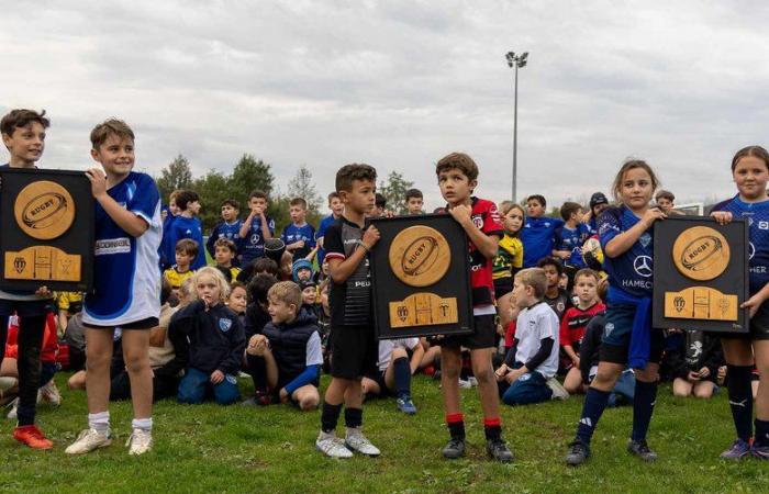 Albí. Más de 300 jóvenes jugadores de rugby se reunieron en Guitardié