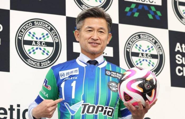 Fútbol. A sus 57 años, Kazuyoshi Miura planea jugar un año más