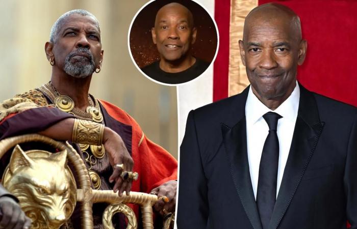 Denzel Washington dice que ‘Gladiator II’ cortó su ‘beso de la muerte’ gay