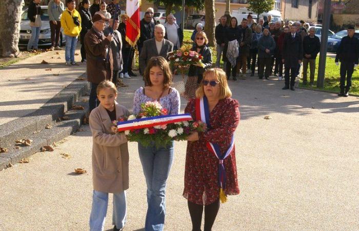 Aubin. El pueblo rindió homenaje a los soldados caídos por Francia