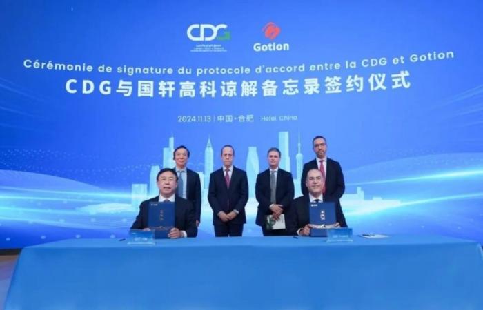 CDG y Gotion High-Tech firman un MoU para apoyar el proyecto