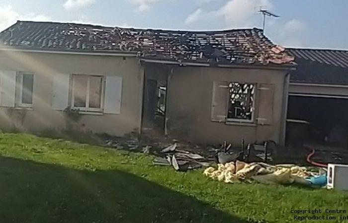 enciende su estufa de gas que explota, su casa se hunde