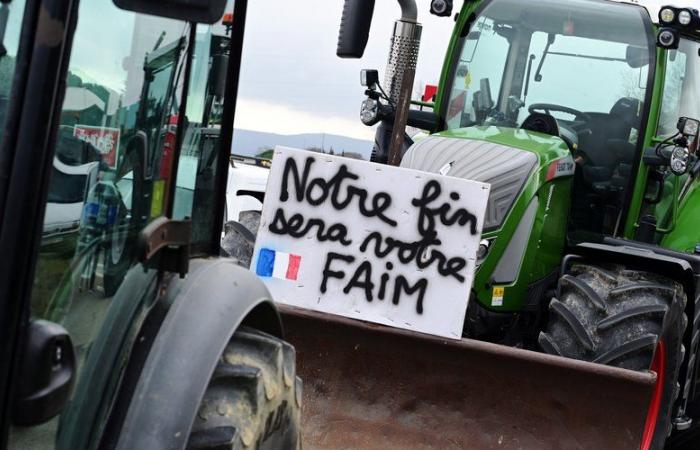 En Aude, agricultores enojados tapian el centro de finanzas públicas