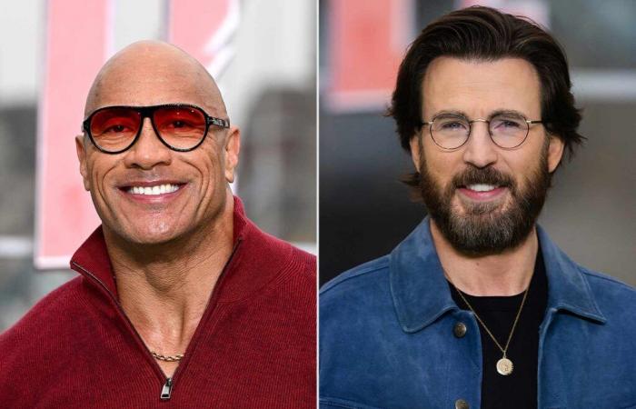 El consejo de Chris Evans y Dwayne Johnson para el hombre vivo más sexy según People