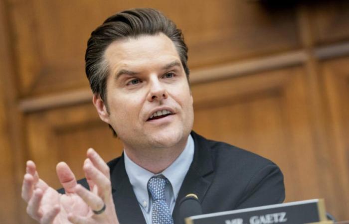 Trump nominará a Matt Gaetz para fiscal general