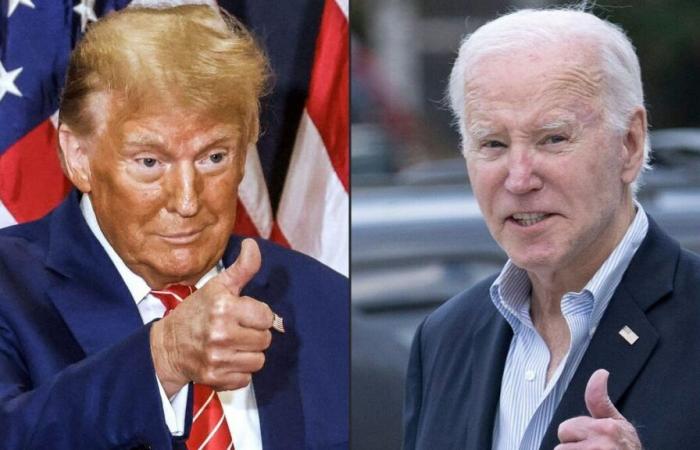 Trump, triunfante, recibido en la Casa Blanca por Biden