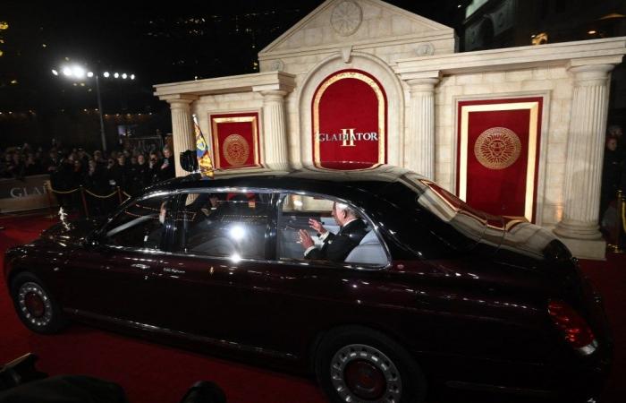 Paul Mescal, Connie Nielsen y Denzel Washington llegaron a la alfombra roja en el estreno real de ‘Gladiator II’ en Londres – fotos