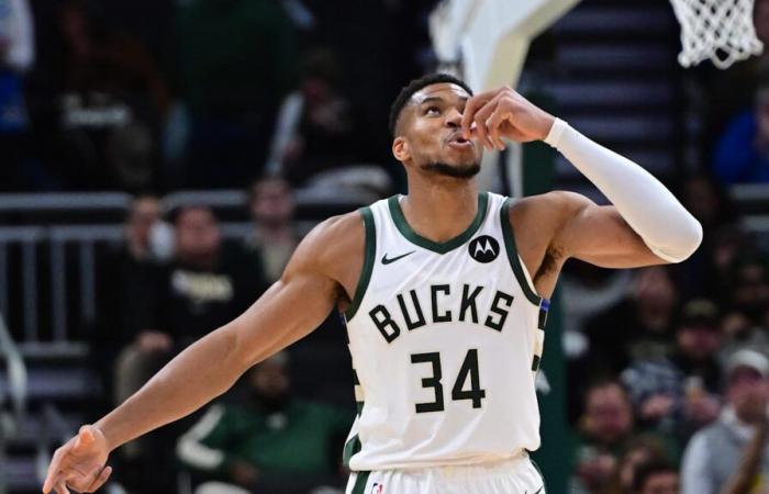 Giannis Antetokounmpo hizo historia en la NBA en el partido Raptors-Bucks