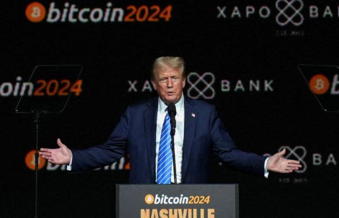 Las promesas de Donald Trump, convertido en el “campeón de Bitcoin”, seducen al mundo de las criptomonedas y disparan los precios – Libération