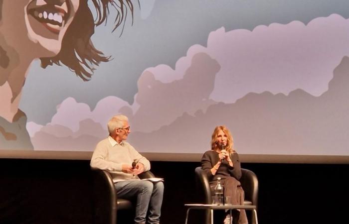 Festival de Cine de Arras: la gente viene a ver y escuchar los secretos de Sandrine Kiberlain