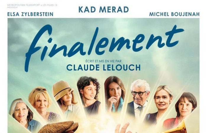 Kad Merad y Claude Lelouch por el estreno de la película “Finalmente”