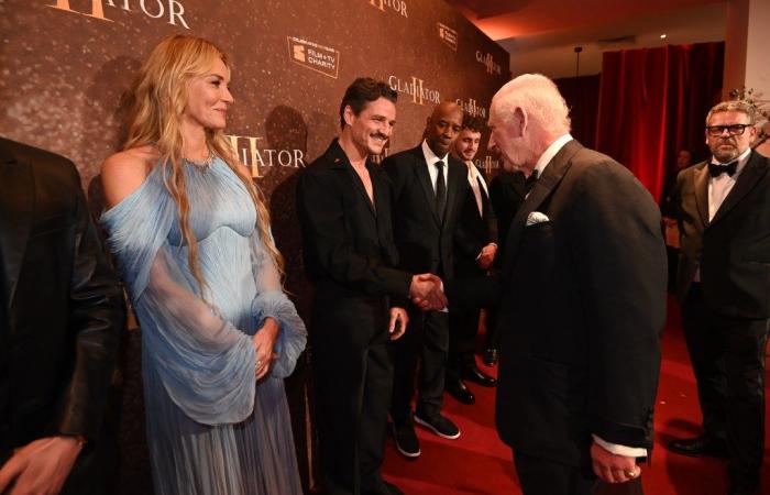 Paul Mescal, Connie Nielsen y Denzel Washington llegaron a la alfombra roja en el estreno real de ‘Gladiator II’ en Londres – fotos