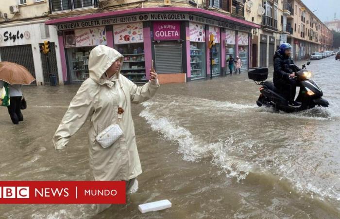 España en alerta por una nueva DANA que está causando inundaciones en la costa mediterránea del país