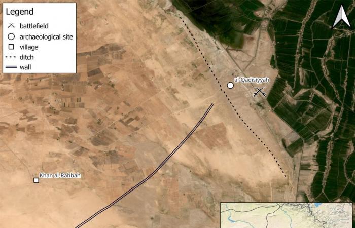 Arqueólogos localizan un lugar de batalla centenario en Irak utilizando imágenes de satélite espía desclasificadas