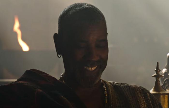 Denzel Washington dice que su beso gay en Gladiator II fue cortado