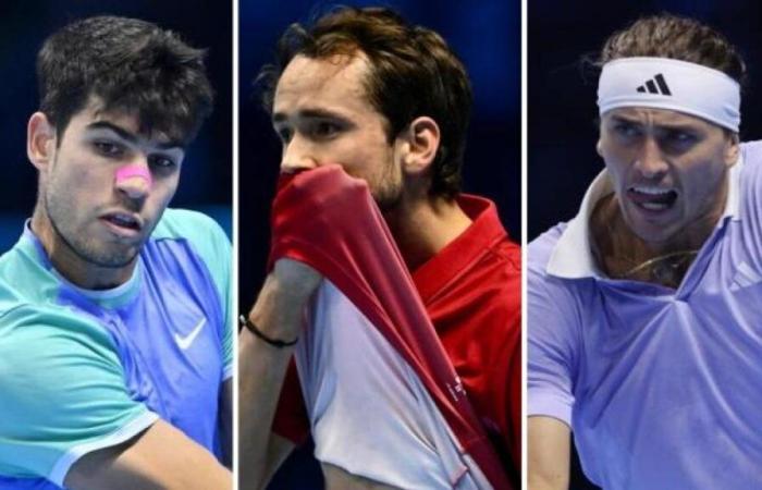 Pecador, Medvedev está aquí hoy. Los rivales de las Finales ATP están en dificultades: de Alcaraz a Daniil, hay quienes pierden la salud