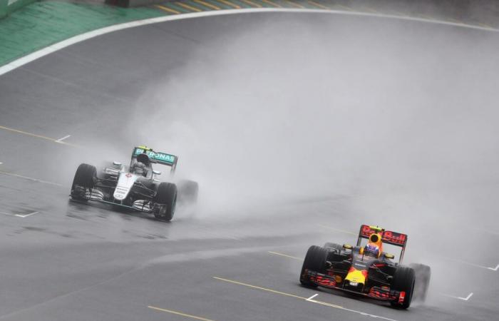 Hace ocho años, la clase magistral de Verstappen en Brasil bajo la lluvia