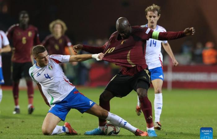 Partido de fútbol de la Liga A de la UEFA Nations League 2024/25: Bélgica vs.Italia-Xinhua