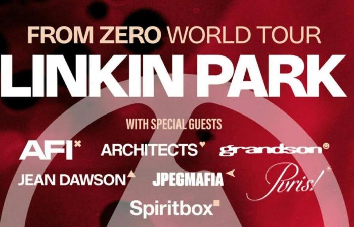 Linkin Park en el Stade de France el 11 de julio de 2025