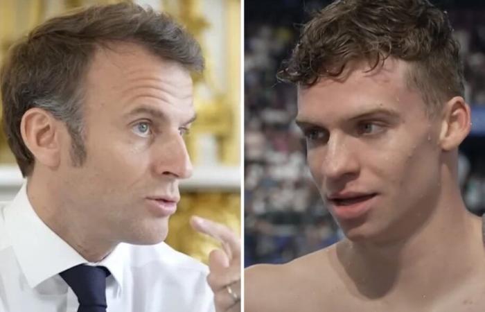 Decepcionado, Léon Marchand ataca frontalmente a Emmanuel Macron: “Lo hicimos bien…