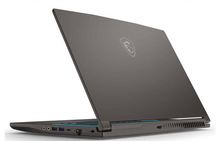 Promo 999€ MSI Thin 15 B12VE-2414FR, portátil gaming multimedia fino y ligero Ultrabook escalable de 15″ 144Hz Gris Intel Core i7-H GeForce RTX 4050 y SSD de 1 TB