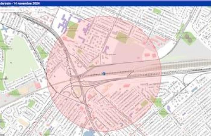 Descarrilamiento de tren en Longueuil: contención en un radio de 800 metros