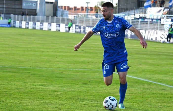 Fútbol: Angoulême – Rodez, un partido que pareció un reencuentro para Lucas Llort