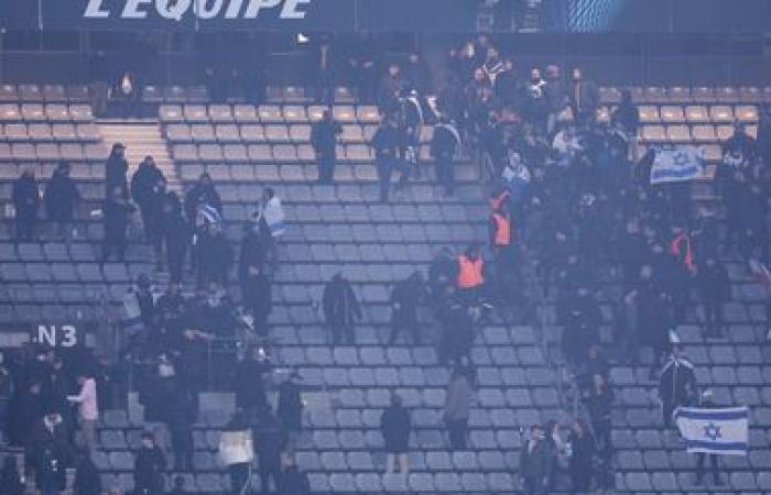 Un breve incidente tuvo lugar en las gradas del Stade de France.