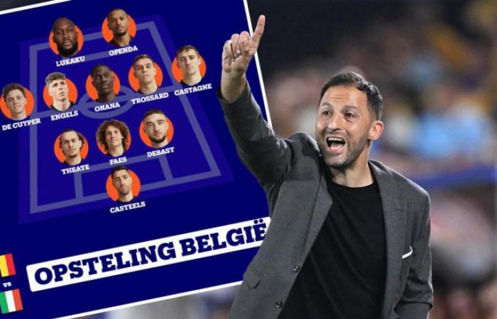 Sorpresa de Domenico Tedesco ante Italia: primer puesto titular para Arne Engels, Loïs Openda sale junto a Romelu Lukaku