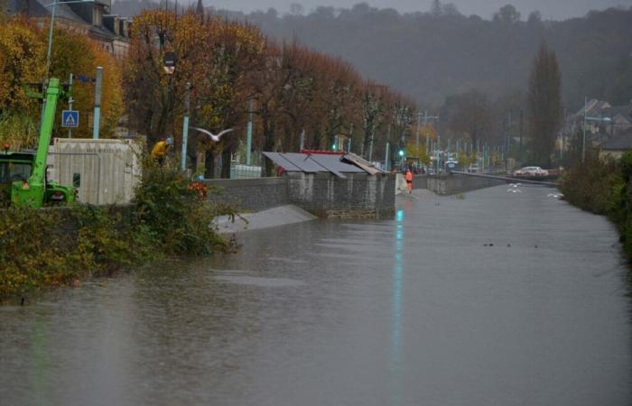 Alrededor de Cherbourg-en-Cotentin, cientos de viviendas clasificadas como zonas rojas de inundación