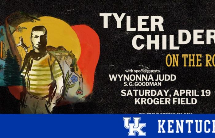 Tyler Childers On The Road llegará a Kroger Field el 19 de abril de 2025 – UK Athletics