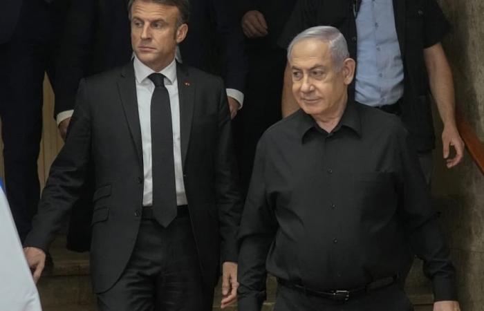 Emmanuel Macron llamó a Benjamin Netanyahu antes del inicio del partido