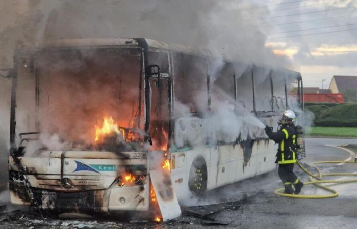 En Fécamp, un autocar se incendia con una treintena de niños y adultos del IME a bordo