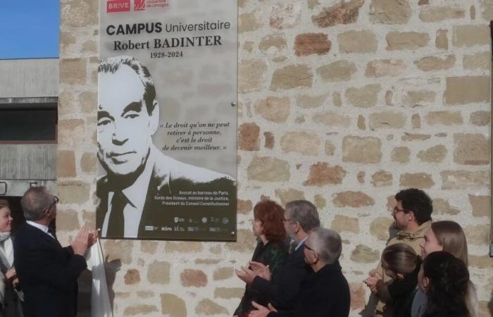 El campus universitario de Brive se ha convertido oficialmente en el campus universitario Robert Badinter