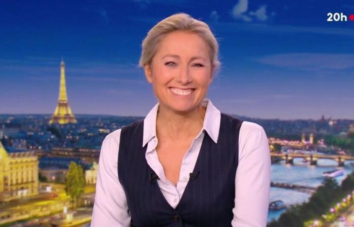 “Perdón…”: Anne-Sophie Lapix se echó a reír en directo en “20 Heures” de France 2 tras una delicada transición