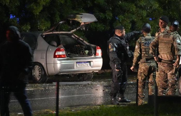 Explosión en Brasilia, Brasil: Se encuentran explosivos y un cronómetro en el cuerpo del sospechoso después del ataque al tribunal superior