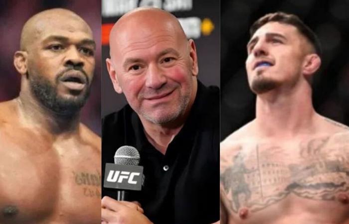 Dana White rechaza la demanda de Jon Jones de pelear por el título de BMF con Alex Pereira mientras Tom Aspinall cierra antes de UFC 309