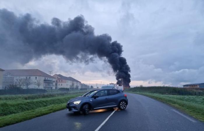 En Fécamp, un autocar se incendia con una treintena de niños y adultos del IME a bordo