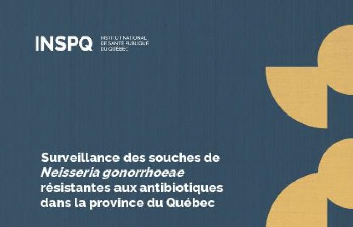 Vigilancia de cepas de Neisseria gonorrhoeae resistentes a los antibióticos en la provincia de Quebec